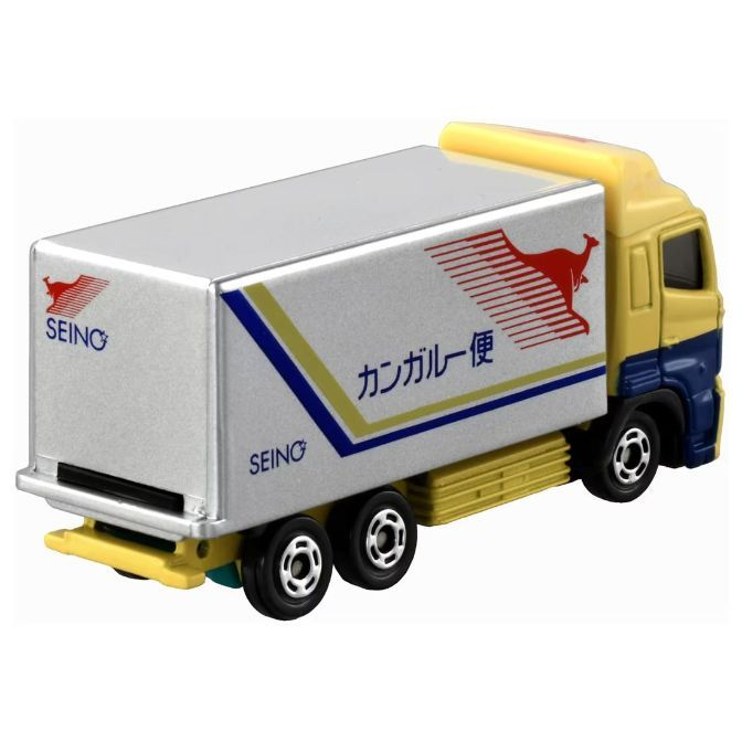  Toy delivery truck with kangaroo logo and 'SEINO' branding.