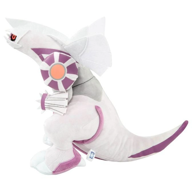  Palkia plush toy with white and purple details.