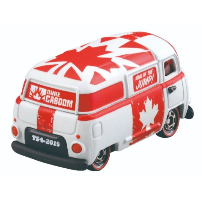  Duke Caboom toy van with Canadian flag design and "King of the Jump!" text.