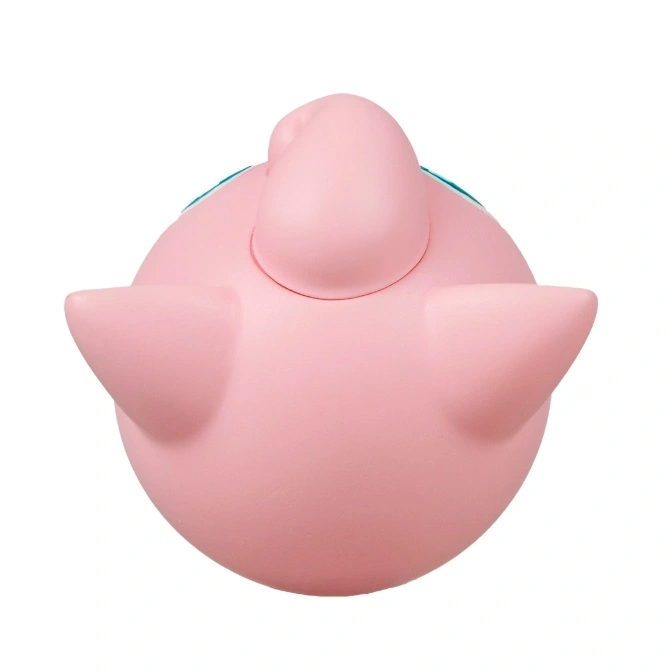  Pink Jigglypuff toy with round body, pointy ears, and a tuft of hair on top.