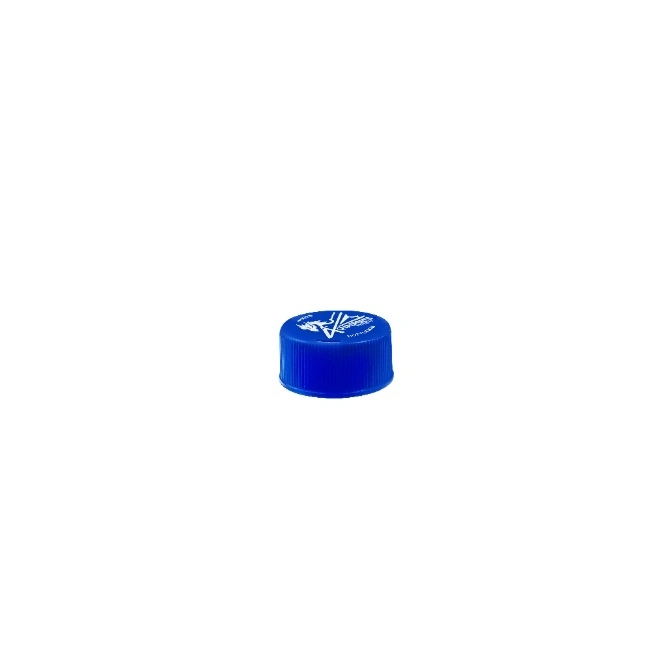  Blue Bottleman bottle cap with logo.