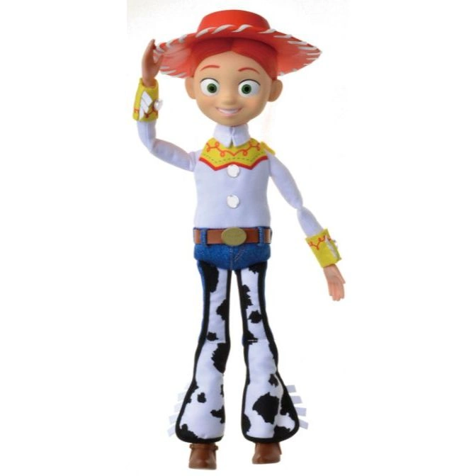  Jessie doll from Toy Story wearing her signature outfit and hat.