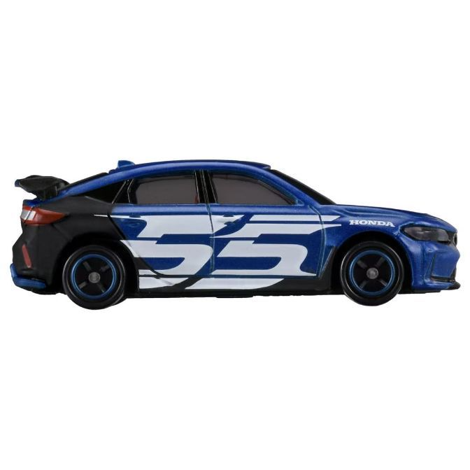  Blue Honda Civic toy car with racing livery and number 55.