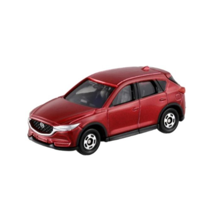Red Mazda CX-5 toy car, detailed model with visible wheels and headlights.