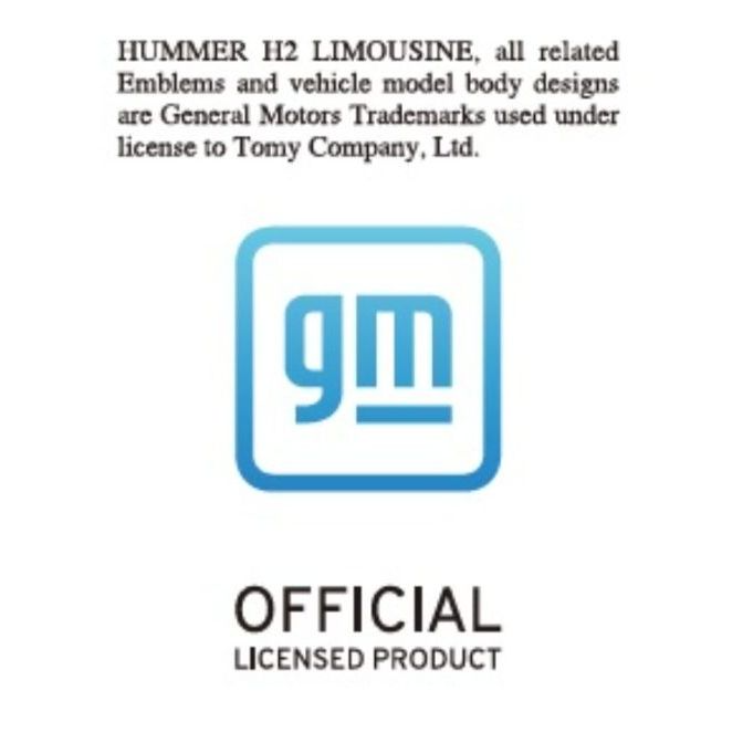  Hummer H2 Limousine official licensed product with GM logo.
