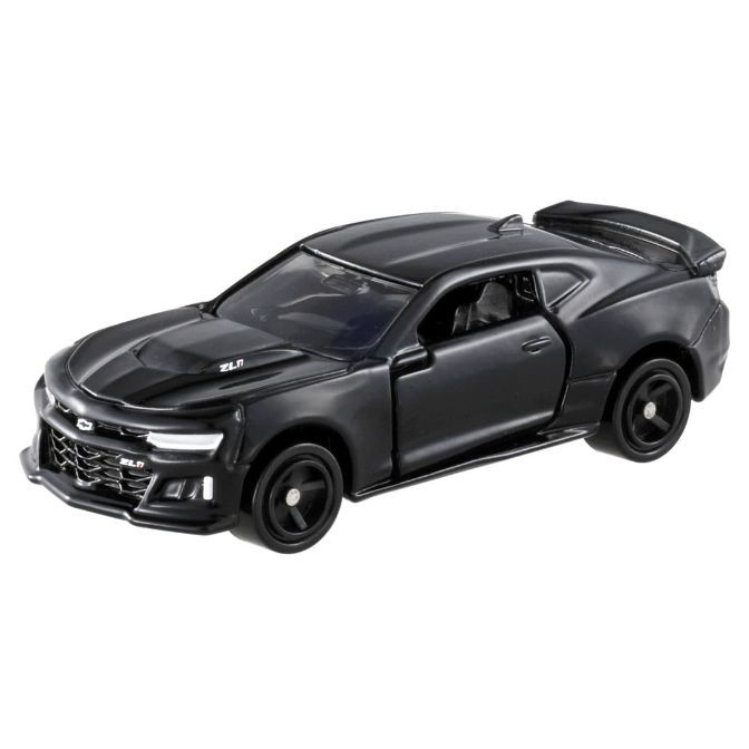 Black ZL1 Camaro toy car with spoiler.