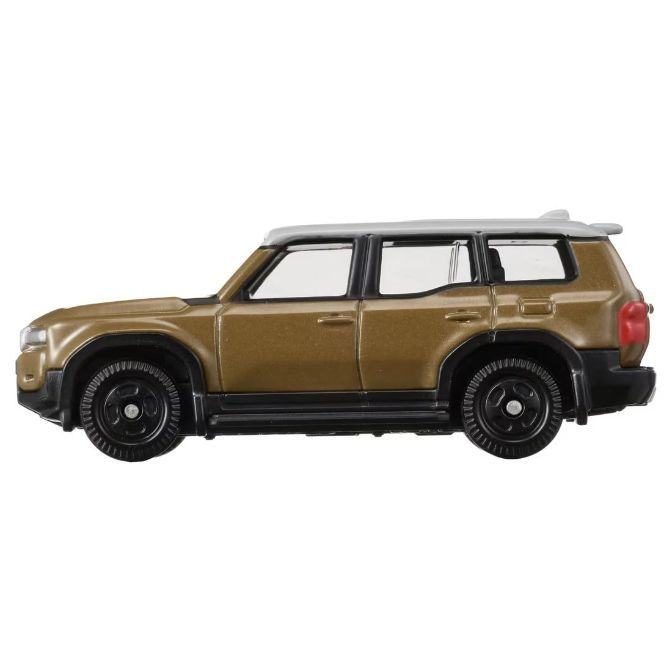  Bronze toy SUV with black wheels and a light gray roof.