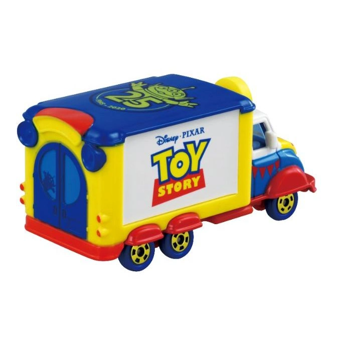  Toy Story truck with '25' logo, Alien, and 'Toy Story' text.