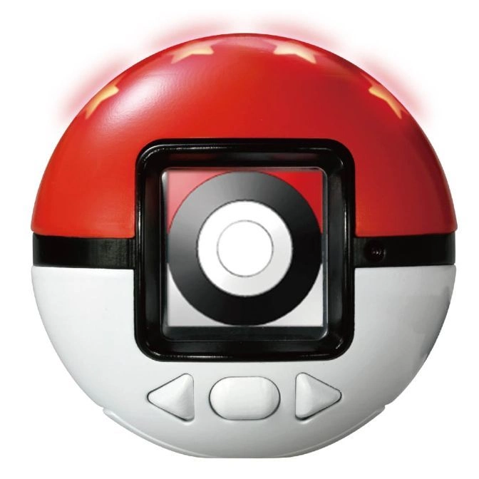  Pokémon Poké Ball Plus controller with buttons and a screen, red and white design.