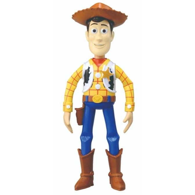 Toy Story Woody action figure with hat, sheriff badge, and cowboy boots.