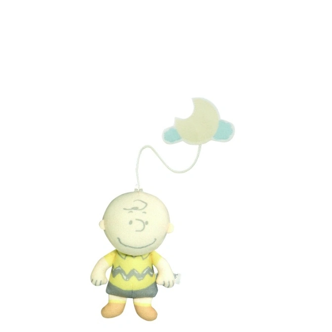  Charlie Brown plush mobile with moon and cloud.