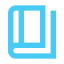 Blue location marker icon with layered base design.