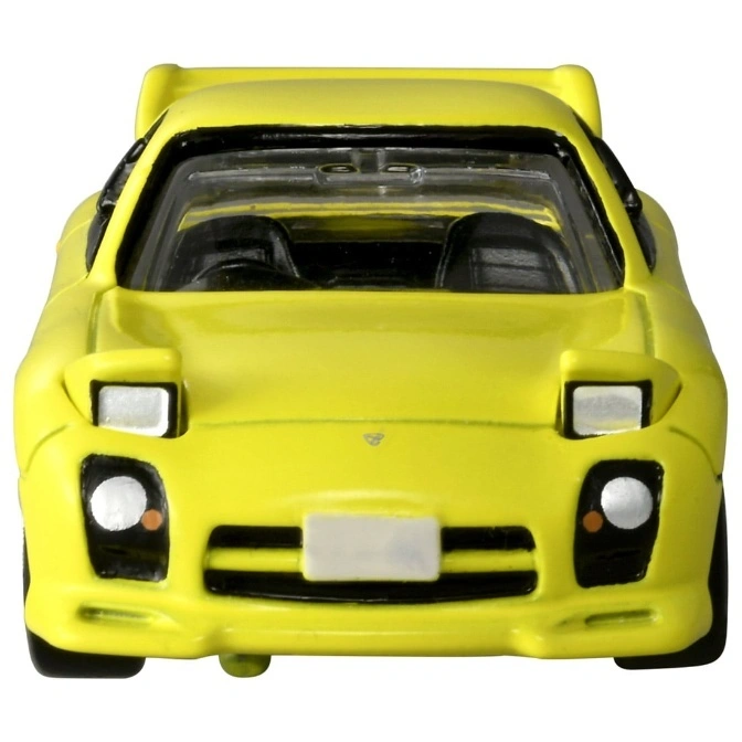  Yellow toy car with pop-up headlights and a rear spoiler.